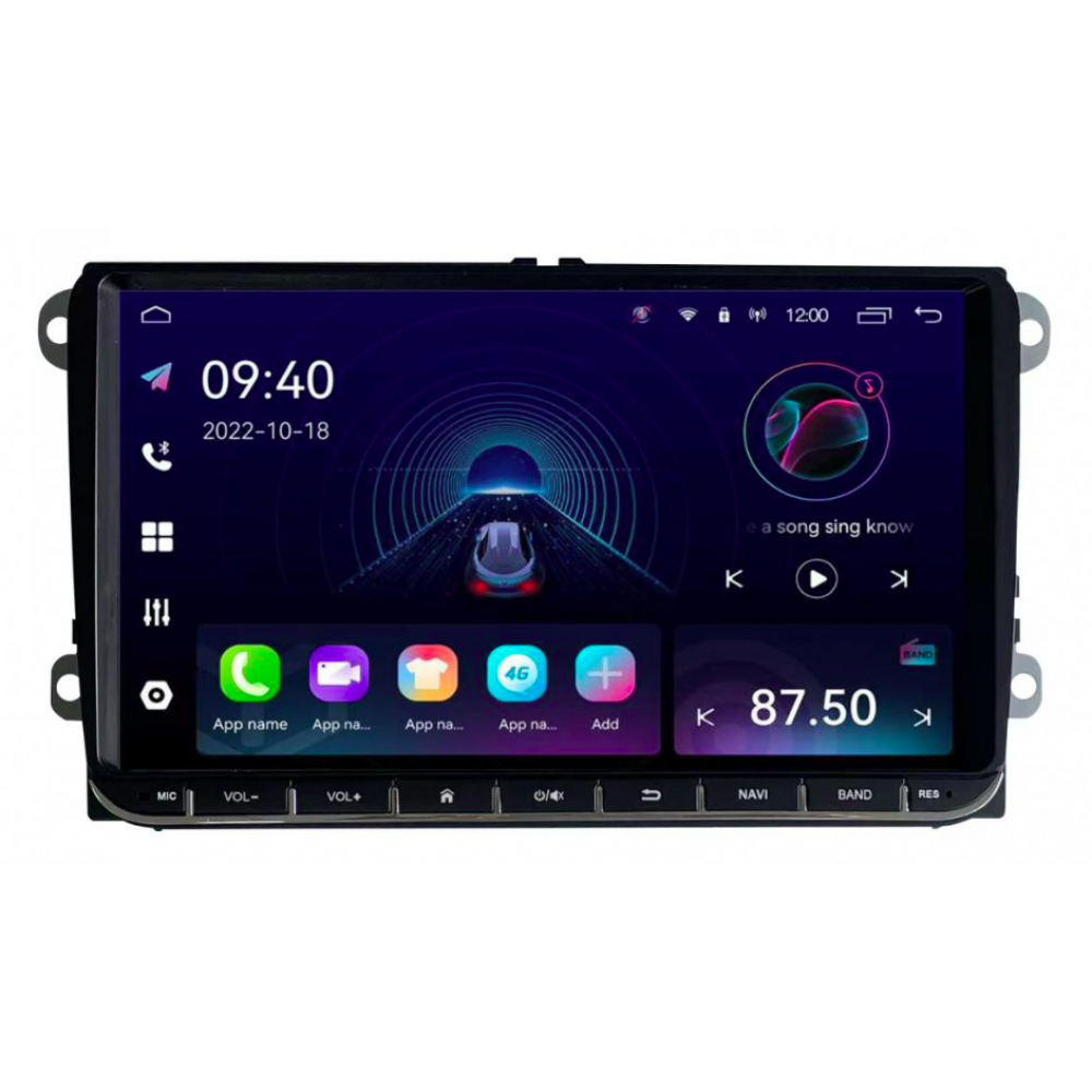 Універсальний головний пристрій EasyGo G10-G 4/64 VW Volkswagen Universal