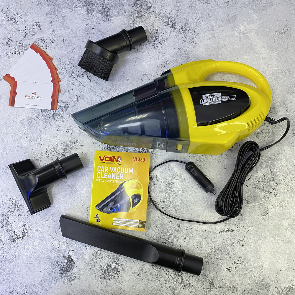 Пилосос VOIN VL-330 138W/вологе та сухе чищення/сумка (VL-330)