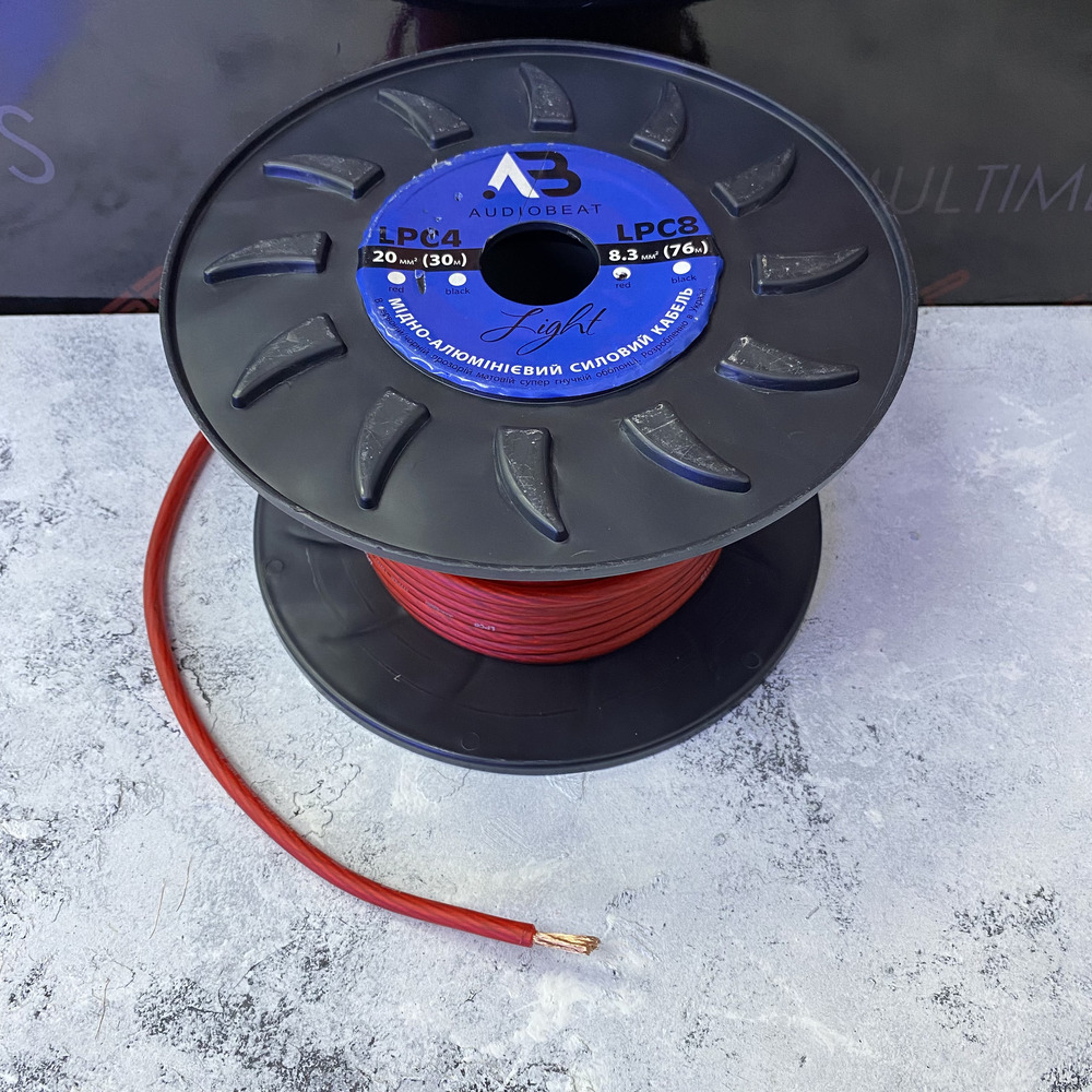 Силовой кабель Audiobeat Light LPC8 Red