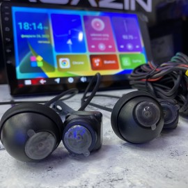 Штатна мультимедіа DSP PRX 4-64, PSQ, 4G, Qled + комплект камер 360 градусів