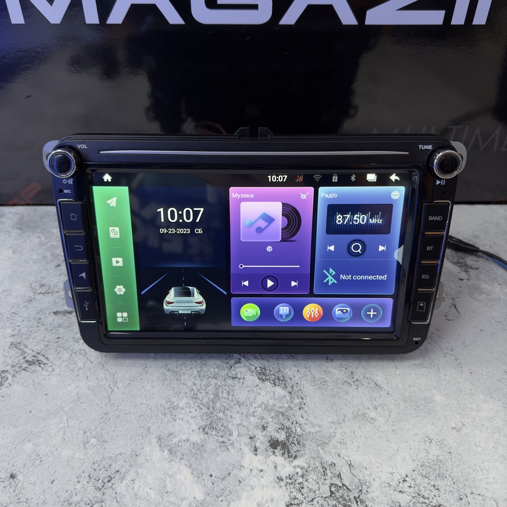 Мультимедійний пристрій Cyclone VW ANDROID 8" (4x64 DSP 360)