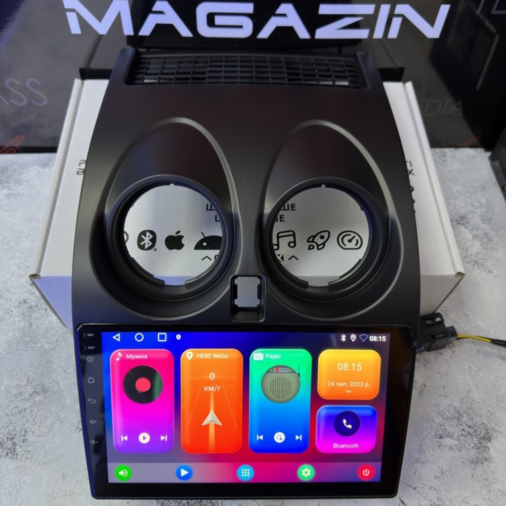 Автомобільна мультимедіа Nissan Qashqai 2007-2014 DSP UN5Q AND 9 CPL