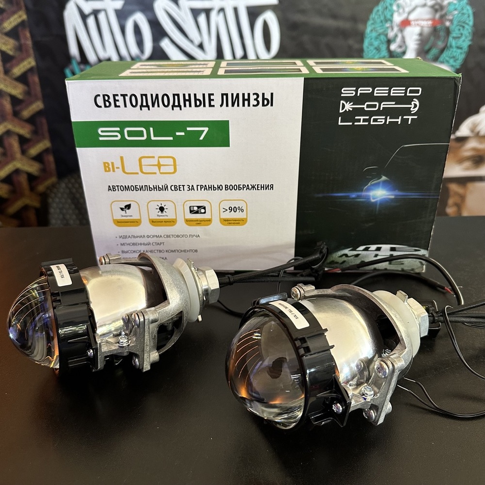 Світлодіодні лінзи Bi-Led SOL7 3,0
