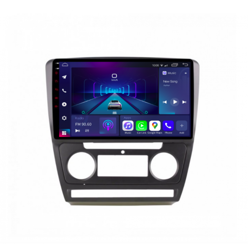 Штатний головний пристрій EasyGo SK1001-F50 10 inch Skoda Octavia 2004-2013