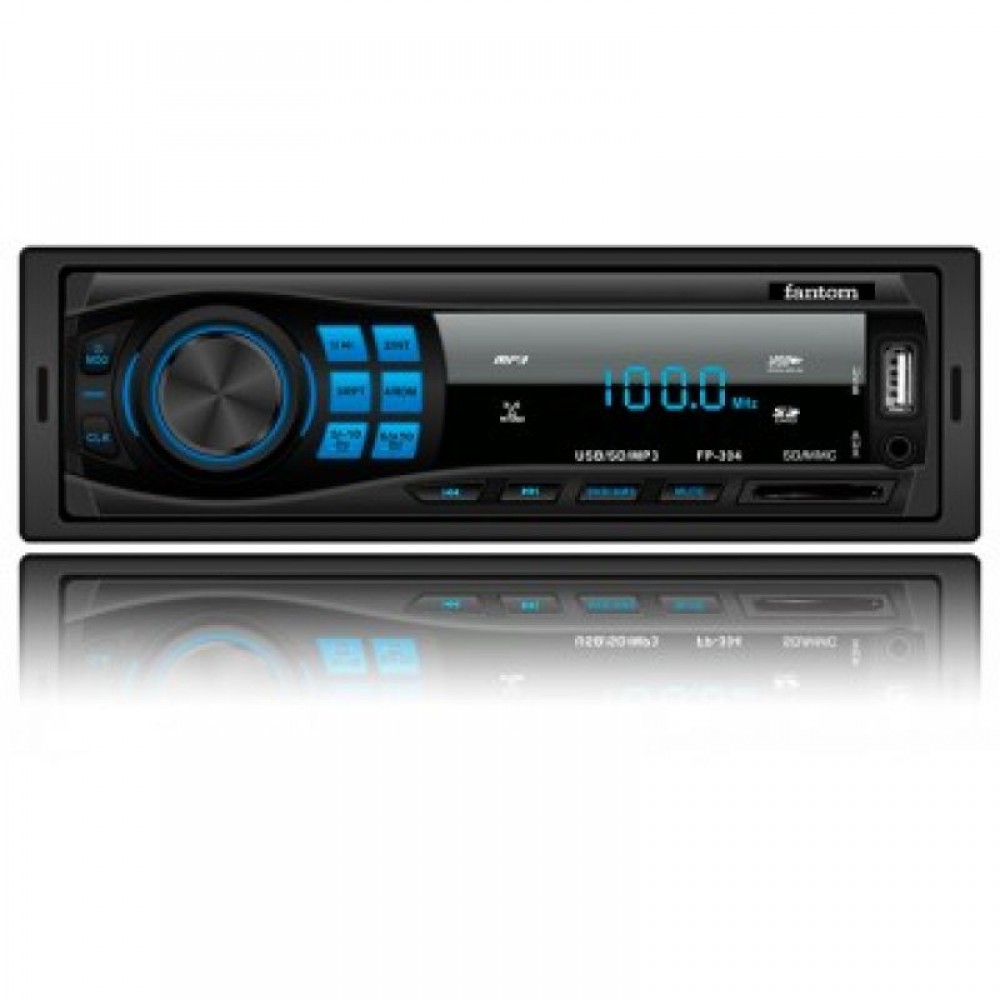 Автомагнітола Fantom FP-304 Black/Blue
